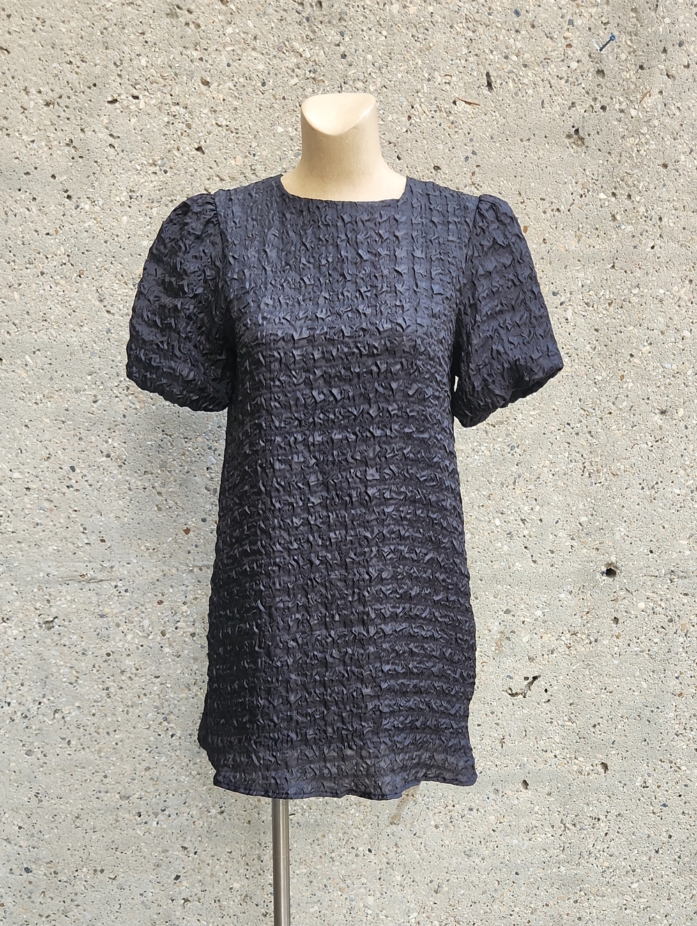 Oak & Fort black mini dress